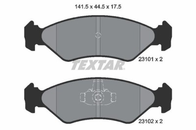 TEXTAR 2310101 КОЛОДКИ ГАЛЬМІВНІ