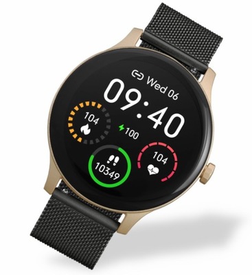 Zegarek smartwatch na bransolecie mesh Garett Classy + pasek silikonowy