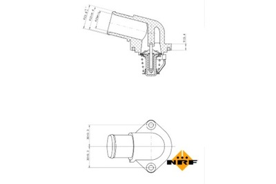 NRF ТЕРМОСТАТ ЖИДКОСТИ CHŁODZĄCEJ CITROEN BERLINGO BERLINGO MINIVAN C2