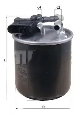 Фильтр топлива kl 913 knecht mercedes klasa c w204 фото №1