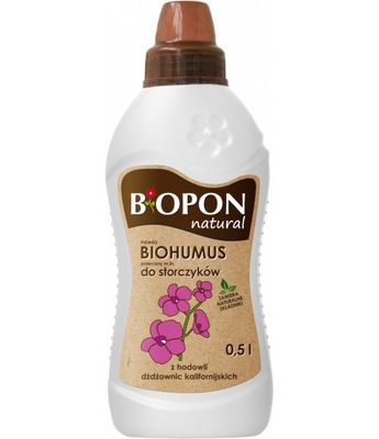 Biopon Nawóz Biohumus do Storczyków Płyn 0,5L