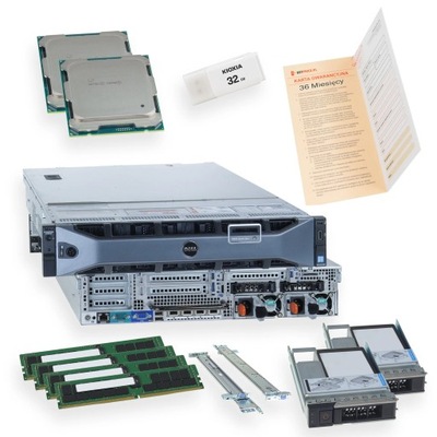 Dell R730xd 12x 3,5" 2x E5-2630 v3 32GB H730 mini 2x SSD 480GB