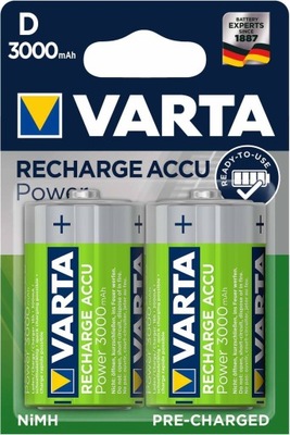 Akumulatorki baterie VARTA R20 D HR20 3000 mAh