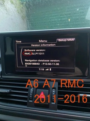 Styl Audi RMC A6 A7 2021 Carplay Bezprzewodowy Aud 