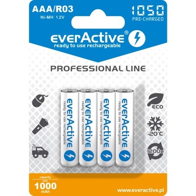 Akumulatorek EVERACTIVE Professional Line AAA/HR03