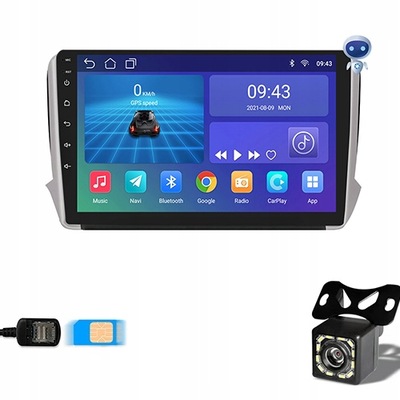 RADIO GPS BT ANDROID PEUGEOT 208/2008 SIM 6/128GB  