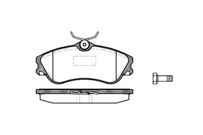 DRIVE+ КОЛОДКИ ТОРМОЗНЫЕ ПЕРЕД CITROEN XSARA PIC ASSO 99-