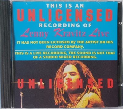 Lenny Kravitz Live Unlicensed CD Irl
