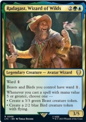 MTG Radagast, Wizard of Wilds Rare LTC