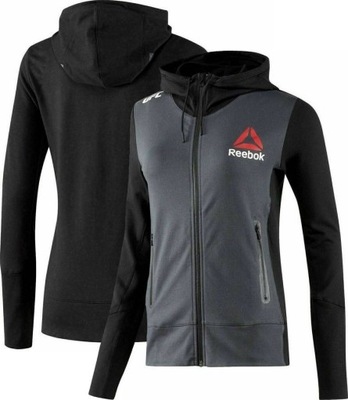 REEBOK Damska Bluza Sportowa Z Kapturem UFC S