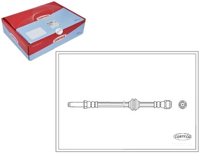 CABLE DE FRENADO CORTECO 6394280335 6394280835 SL  