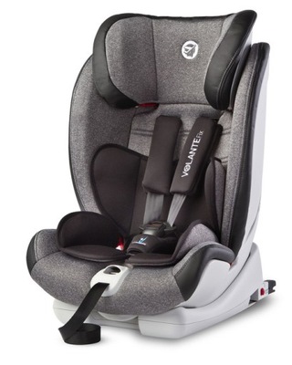 Fotelik samochodowy isofix 9-36kg Caretero VolanteFix szary