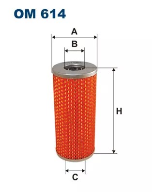 F OM614 FILTRAS ALYVOS WOLGA GAZ 24 VNT. FILTRON 