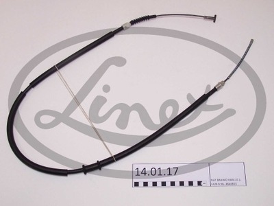 CABLE FRENOS FIAT BRAVA/O 1.6 96- LE 14.01.17 LINEX CABLES LINEX 14.01.17  