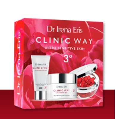 Dr Irena Eris Clinic Way krem dzień 50ml noc 30ml kapsułki 30sztuk