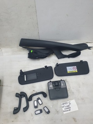 Ceed ii gt line солцезащитный козырёк стойки ручки чёрные фото №1