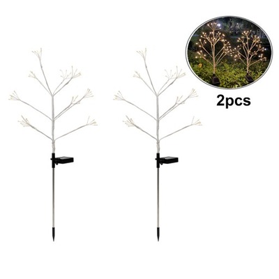 2* Solarne lampy ogrodowe, dekoracje świąteczne Solar Swaying Pathway Lights