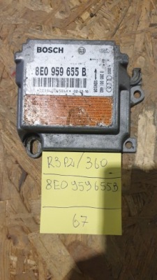 Модуль блок управления подушка безопасности подушек audi оригинальный номер 8e0959655b фото №1