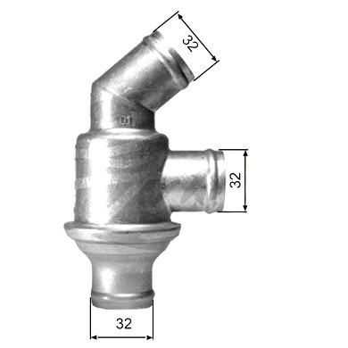 ТЕРМОСТАТ 80 BMW 3 E30 1.8 1982-1988