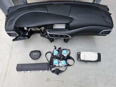 Приборная панель консоль подушка безопасности ремни infiniti q30 фото №1