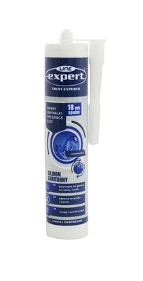 Silikon sanitarny EXPERT 280ml biały uniwersalny