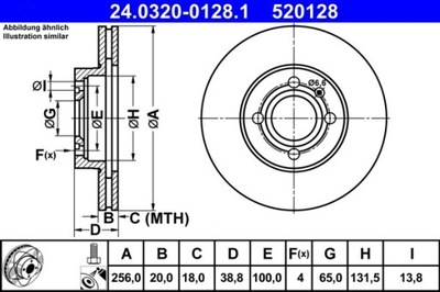 2X ДИСК ТОРМОЗНОЙ SEAT ПЕРЕД AROSA/CORDOBA/IBIZA/TOLEDO 91-04 POWER DISC