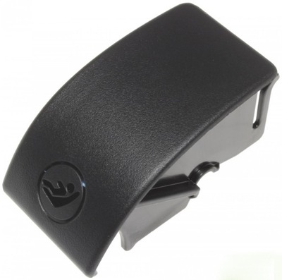 Заглушка фаркопа isofix skoda octavia 3 iii czarna фото №1