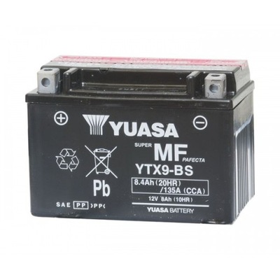 Akumulator motocyklowy Yuasa YTX9-BS 8.4Ah 135A