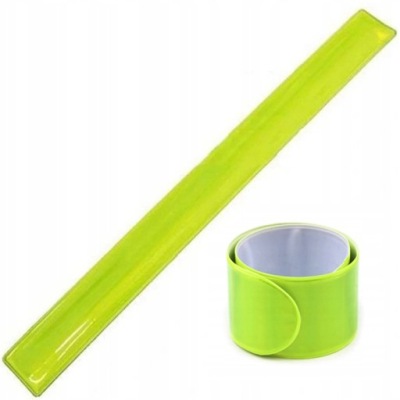 OPASKA ODBLASKOWA OSTRZEGAWCZA SAMOZACISKOWA ODBLASK ZWIĘKSZA WIDOCZNOŚĆ