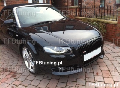 Накладки спойлер перед do audi a4 b7 tfb тюнинг фото №1