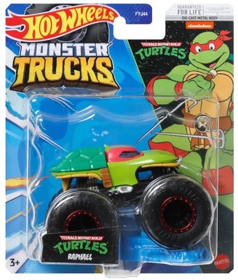 RAPHAEL Żółwie Ninja Hot Wheels Monster Trucks