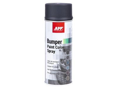 Lakier do tworzyw sztucznych | ciemnoszary | 400ml | APP Bumper Spray