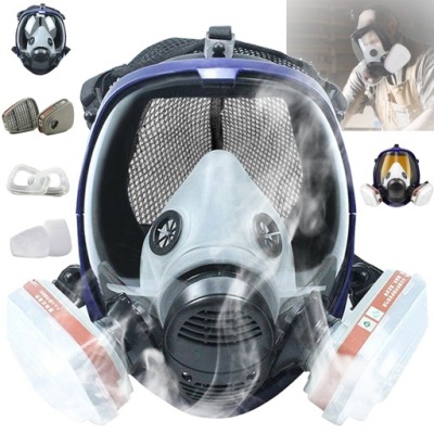 MASKA PRZECIWGAZOWA PEŁNA LAKIERNICZA GAZOWA PEŁNOTWARZOWA 6800+10 FILTRY