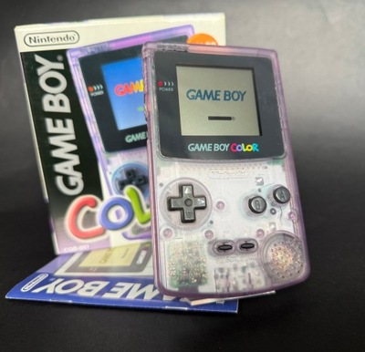 Konsola Nintendo Game Boy Color transparent Pudełko GameBoy