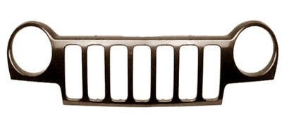 Решётка радиатора решётка радиатора jeep cherokee, liberty '01-'04 наружный. фото №1