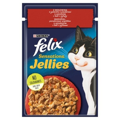 FELIX SENSATIONS JELLIES WOŁOWINA W GALARETCE 85g