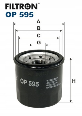 ФІЛЬТРON OP 595 ФІЛЬТР МАСЛА