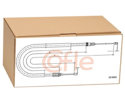 Трос тормоза ручного cofle к renault scenic 1 фото №1