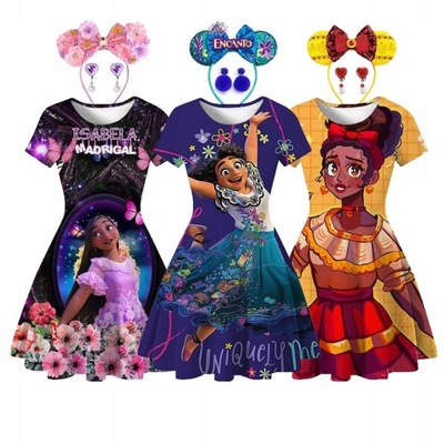 Disney Encanto For Girls Costume Fantasy Isabela