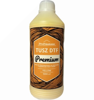 Tusz DTF Premium Yellow 1l żółty