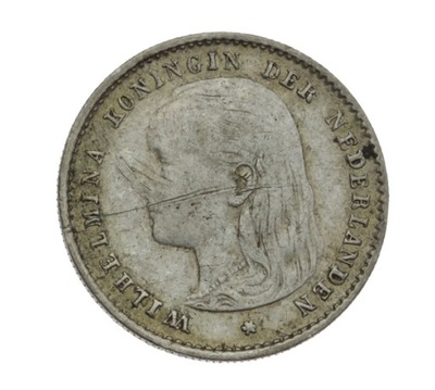 [M4579] Holandia 10 cents 1897