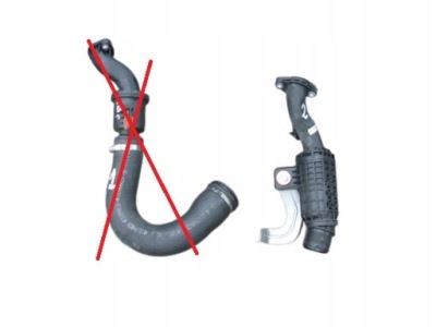 Alfa romeo giulietta 1.6jtdm пабтрубок  труба воздухозаборник воздуха интеркулер фото №1