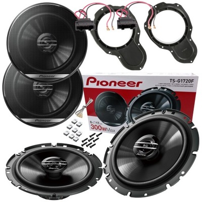 PIONEER ALTAVOCES DE AUTOMÓVIL DISTANCIAS PARA VW PASSAT 56 B7 CC DE PUERTA PARTE DELANTERA  