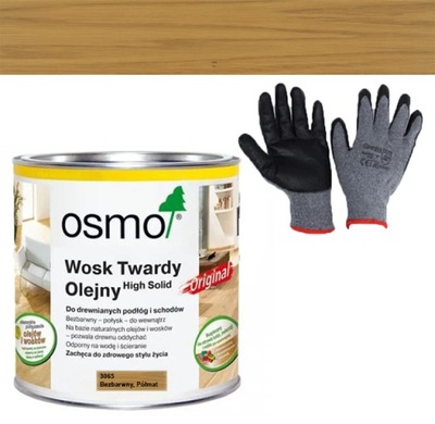 OSMO 3065 WOSK TWARDY OLEJNY BEZBARWNY 0,75L