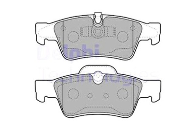 DELPHI PADS BRAKE REAR MERCEDES G W463 GL X164 M W164 M W166 R  