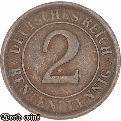 2 RENTENPFENNIG 1924 A