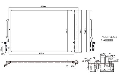 Nissens конденсатор кондиционера opel insignia b insignia b country фото №1