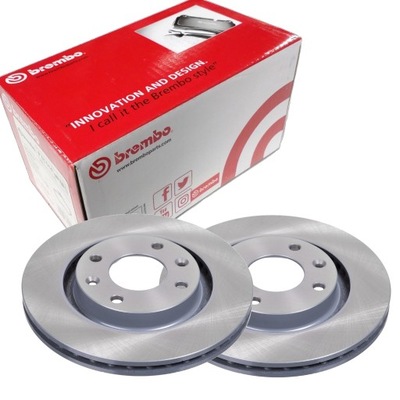 DISCOS DE FRENADO PARTE DELANTERA BREMBO 09.9365.2X 0993652X  