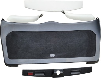 Mercedes ml w164 рестайлінг  захист оббивка кришки багажника комплект a1647401470 фото №1