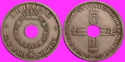 Norwegia 1 korona 1946 / 1464